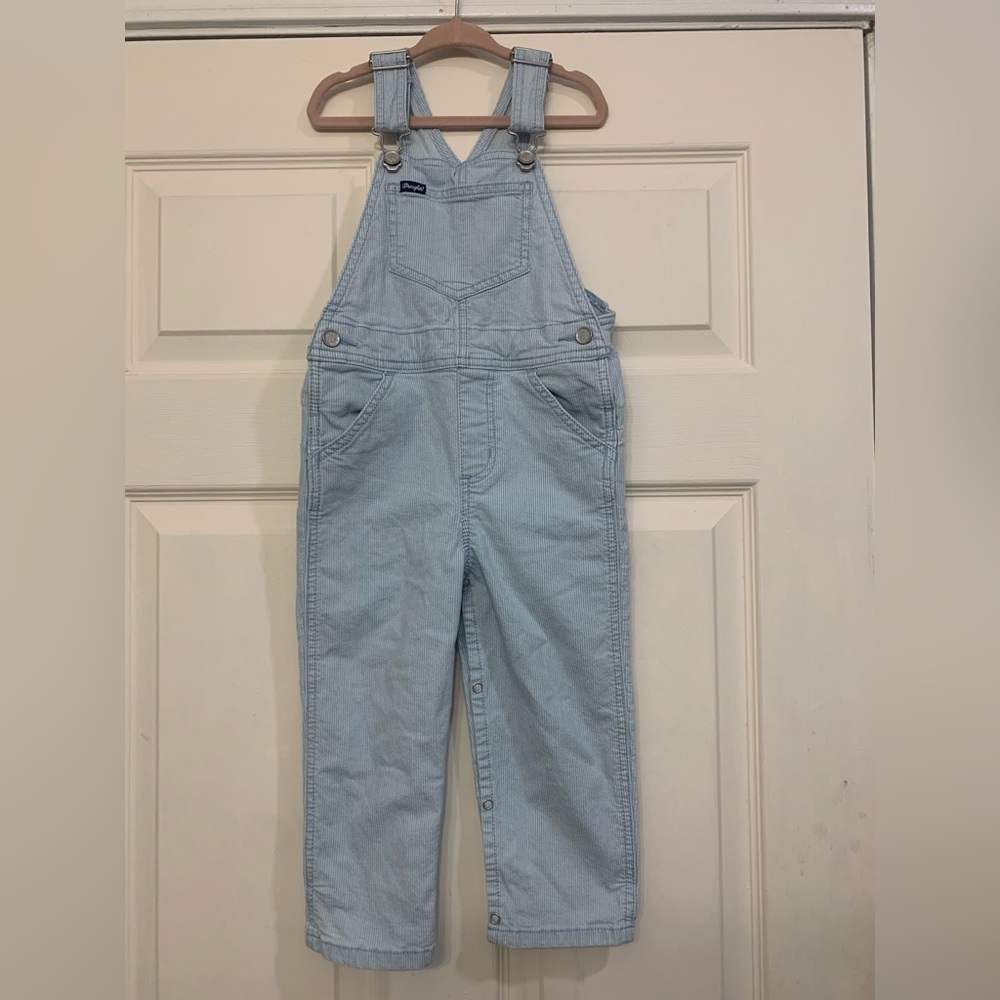 Wrangler Girl 3 Toddler Denim Overall Pants.        2367 - Picture 7 of 9